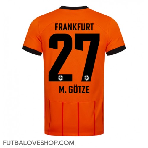 Dres Eintracht Frankfurt Mario Gotze #27 Tretina 2024-25 Krátky Rukáv